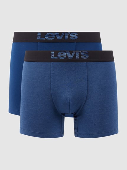 Levi's® Trunks mit Label-Stitching Dunkelblau 1