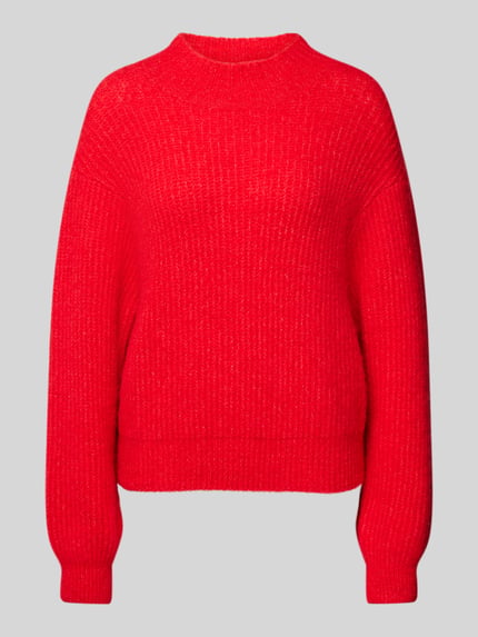American Vintage Strickpullover mit Alpaka-Woll-Anteil Rot 2
