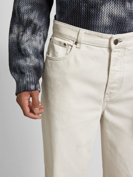 WON HUNDRED Jeansy o kroju relaxed fit z czystej wiskozy Biały 3