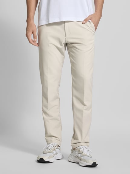 BOSS Green Slim Fit Hose mit Kordelzug Modell 'T_COMMUTER' Sand 4