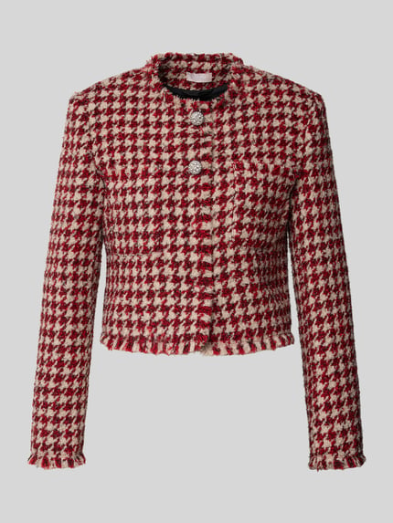 Liu Jo White Regular Fit kort colbert met borstzakken Rood - 2