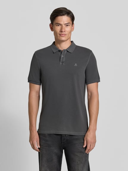 Marc O'Polo Poloshirt aus Baumwolle Anthrazit 4