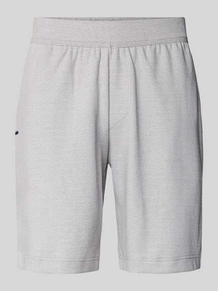 Produktfoto, Shorts mit elastischem Bund von Schiesser aus Baumwoll-Mix, regular Fit, fein strukturierte Oberfläche, hellgrau