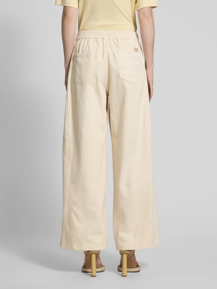 MOS MOSH Wide Leg Jeans mit Applikation Modell 'Vincent Clay' Ecru 5