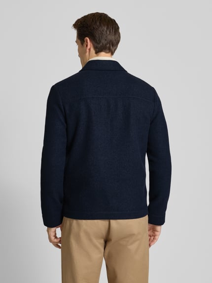 CG – CLUB of GENTS Regular Fit Blouson mit Zweiwege-Reißverschluss Modell 'JON' Marine 5