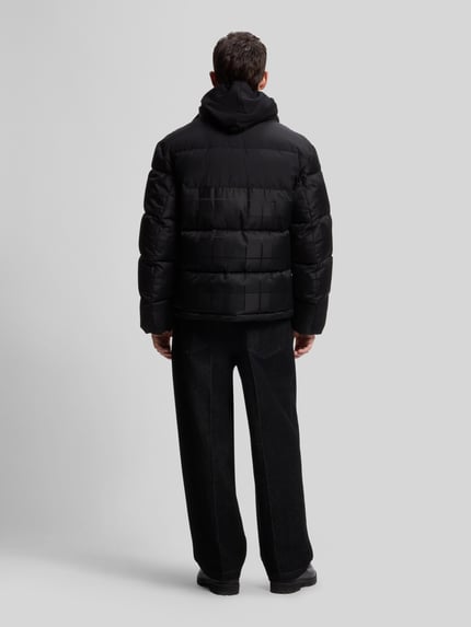 HUGO Pufferjacke mit Logo-Patch Modell 'Baltos2642' Black 5