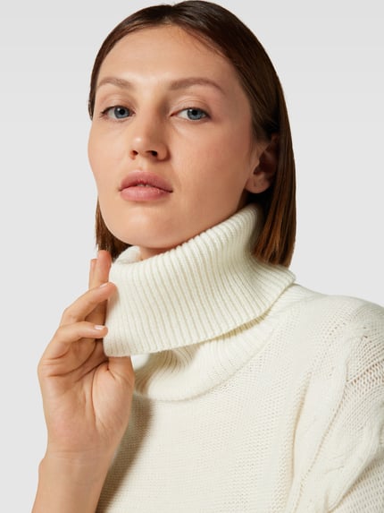 Liu Jo Sport Coltrui met langere achterkant Offwhite - 3