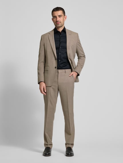 Seidensticker Slim Fit Business Hemd mit Kentkragen aus Feintwill Black 1