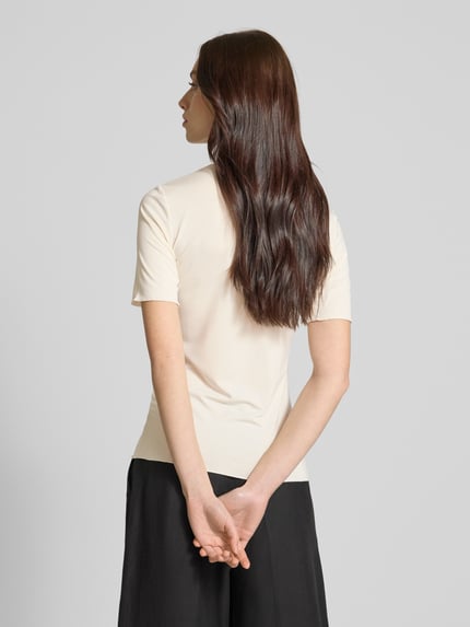 Moves T-shirt z falistym dołem Złamany biały 5