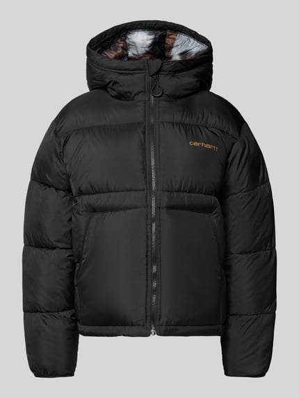 Carhartt Work In Progress Kurtka pikowana z kapturem i wpuszczanymi kieszeniami model ‘Toronto’ Czarny 2