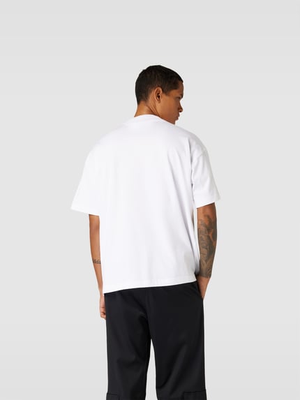 Blue Sky Inn Oversized T-Shirt mit Label-Print Weiss 5