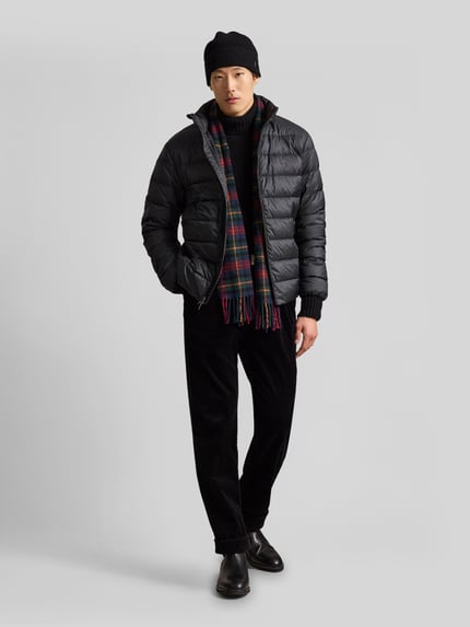 Polo Ralph Lauren regular fit gewatteerd jack met gestikt logo Zwart - 1