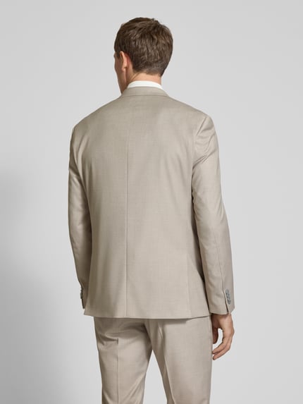 HECHTER PARIS Regular Fit 2-Knopf-Sakko mit Pattentaschen Modell 'X-Tension' Taupe 5