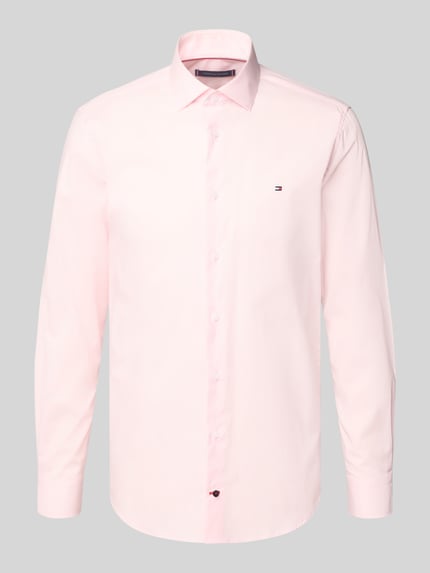Tommy Hilfiger Tailored Fit Businesshemd mit Kentkragen Hellrosa 2