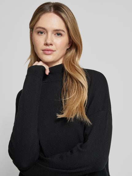 Street One Sweatshirt met ribboorden BLACK - 3