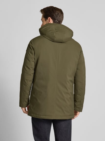 Blauer USA Daunenjacke mit Kapuze Modell 'CHESTER' Oliv 5
