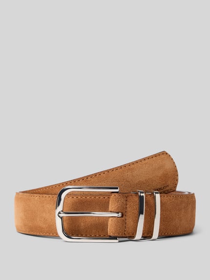 Tom Tailor Gürtel aus Wildleder Cognac 1