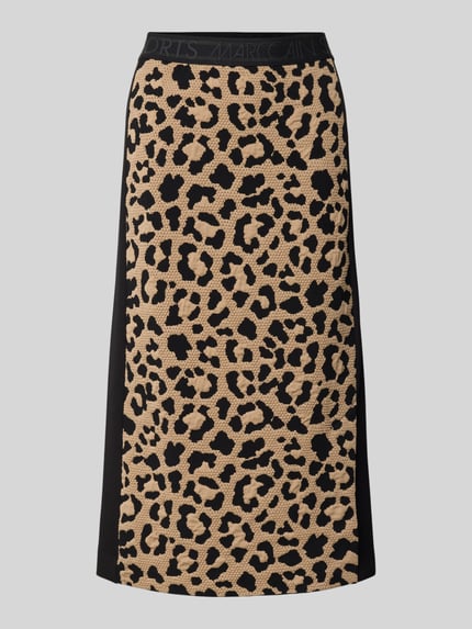 Marc Cain Midirock mit elastischem Logo-Bund Black 2
