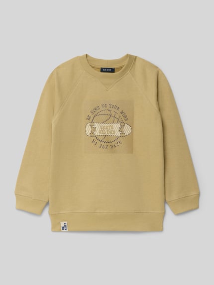 Blue Seven Regular Fit Sweatshirt mit Motiv-Print Schilf 1