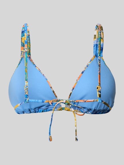 Shiwi Bikini-Oberteil mit rückseitiger Schnürung Modell 'Bindi' Blau 3