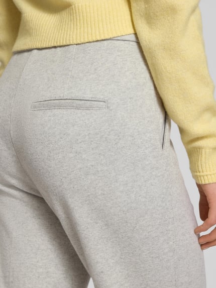 CAMBIO Stoffen broek met achterzakken Lichtgrijs gemêleerd - 3