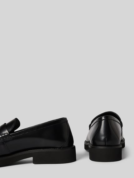 BOSS Slipper aus Kalbsleder Black 2