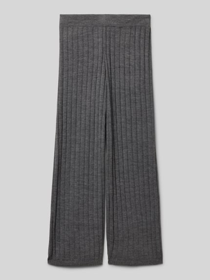 ONLY Wide Leg Hose mit elastischem Bund Modell 'TESSA' Anthrazit 3
