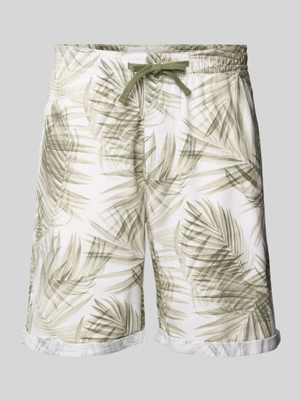 Tom Tailor Denim Relaxed Fit Bermudas aus Leinen-Baumwoll-Mix Beige 2