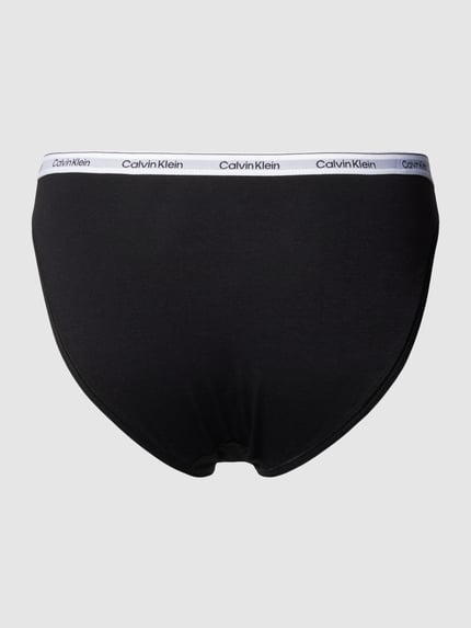 Calvin Klein Underwear Slip in effen design in een set van 3 stuks Zwart - 3
