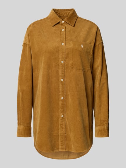 Polo Ralph Lauren Relaxed Fit Hemdbluse aus Cord Camel 2