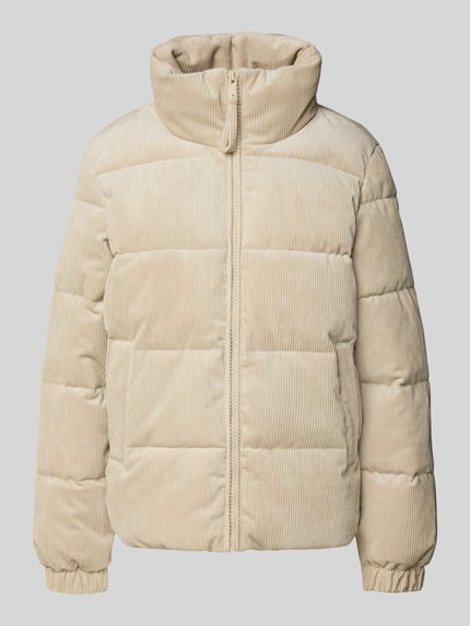 Tom Tailor Denim regular fit pufferjack in cordlook Beige - 2