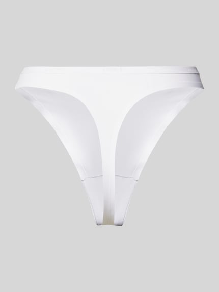 Calvin Klein Underwear Stringi z elastycznym pasem Biały 3