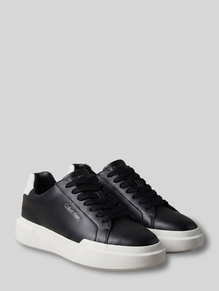 CK Calvin Klein Sneaker aus echtem Rindsleder Modell 'CHUNKY CUPS' Black 1