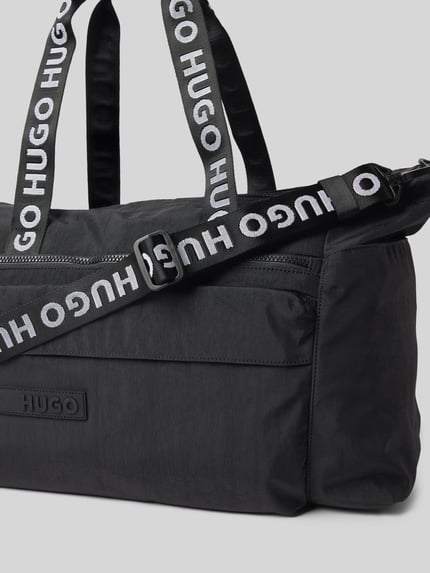 HUGO Weekender mit Label-Badge Modell 'Colyns_Holdall' BLACK 3