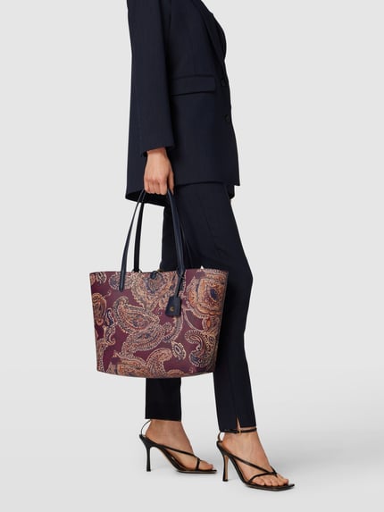 Lauren Ralph Lauren Aan twee kanten draagbare shopper Paars - 1