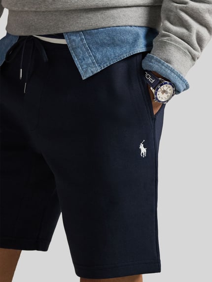 Polo Ralph Lauren Regular Fit Sweatshorts aus Baumwoll-Mix mit Logo-Stitching Marine 3