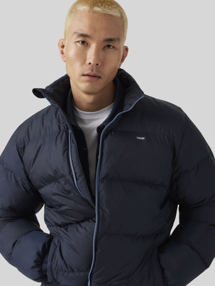 Levi's® Regular fit buffer jack met opstaande kraag Donkerblauw - 3