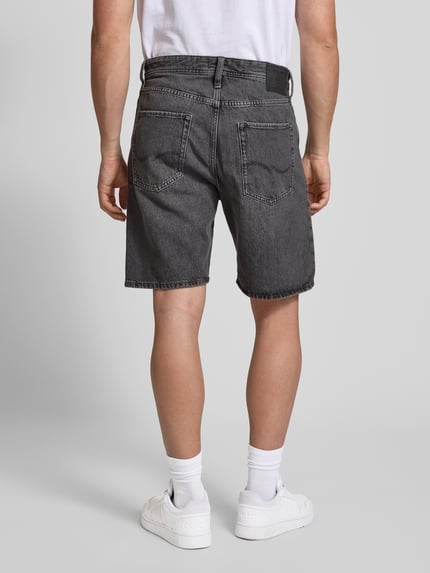 JACK & JONES Korte loose fit jeans in 5-pocketmodel, model 'TONY' Zwart - 5