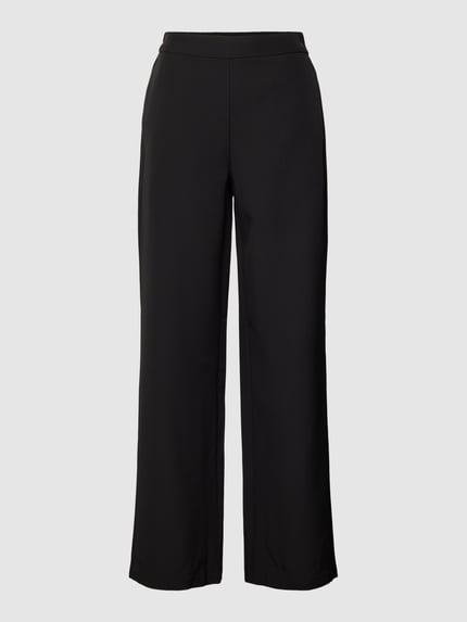 PIECES Stoffhose mit elastischem Bund Modell 'BOSSY' Black 2