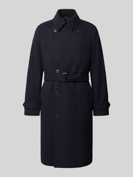 Mantel aus Viskose-Mix mit Gürtel Shop The Look MANNEQUINE