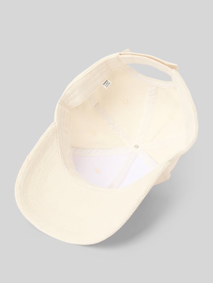 KnowledgeCotton Apparel Cap in Cord-Optik Modell 'Corduroy' Offwhite 2