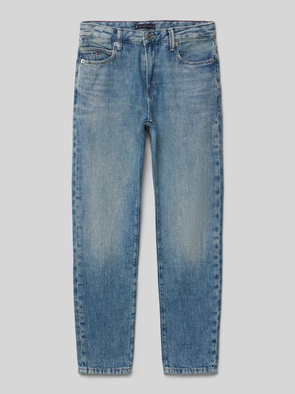 Tommy Hilfiger Teens Straight fit jeans van puur katoen Blauw - 1