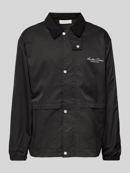 Jacke mit Label-Stitching Shop The Look MANNEQUINE