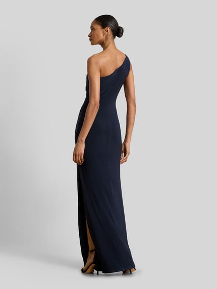 Lauren Ralph Lauren Nauwsluitende avondjurk met one-shoulderhals Donkerblauw - 5