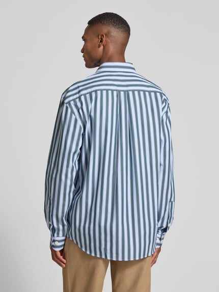 Selected Relaxed Fit Freizeithemd aus reiner Baumwolle Modell 'RLXHENRIC' Dunkelgruen 5