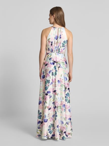 Jake*s Cocktail Abendkleid mit Bindegürtel Ecru 5