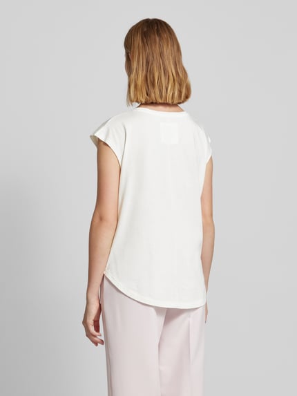 LIEBLINGSSTÜCK T-Shirt mit Kappärmeln Modell 'Cathalin' Offwhite 5