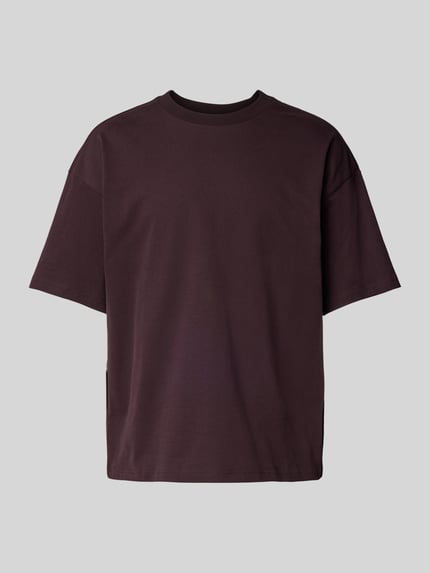 Weekday Boxy Fit T-Shirt mit Rundhalsausschnitt Pflaume 2