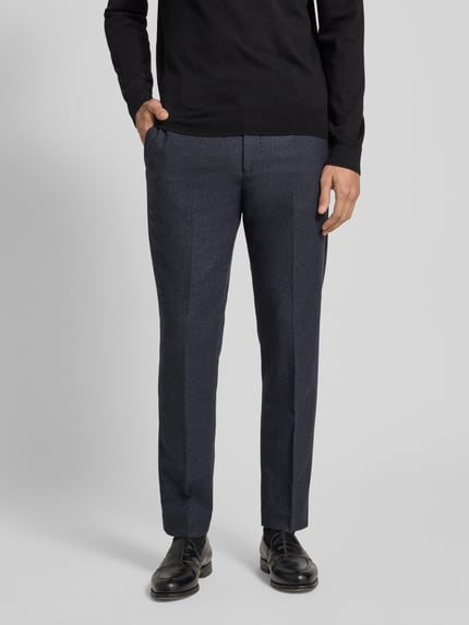 Selected Slim Fit Anzughose mit Woll-Anteil Modell 'REED' Marine 4