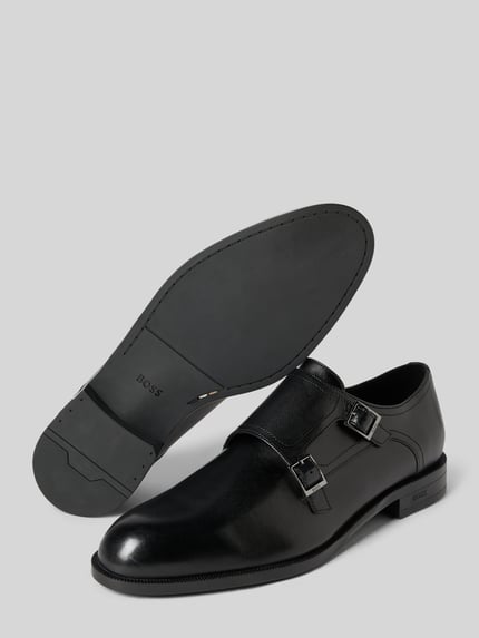 BOSS Schnürschuhe aus echtem Rindsleder Modell 'TAYIL' Black 4